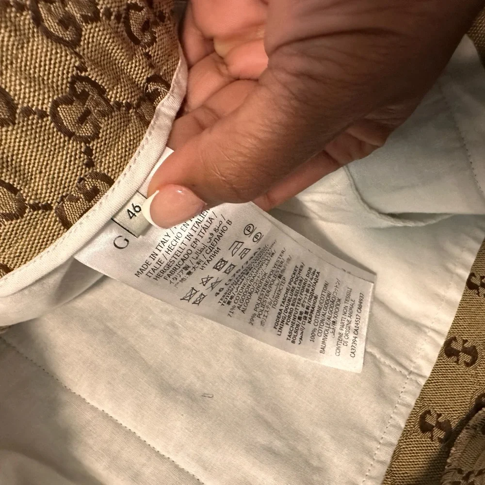 Gucci Brown Monogram Pants - Picture 2 of 4